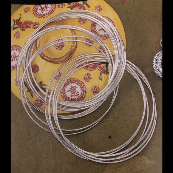 New Silpada Sterling Silver 21 Bangle Salute - Picture 2 of 5